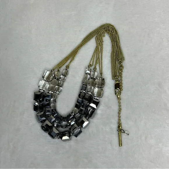 Kenneth Cole New York Multi-Strand Crystal Necklace - Picture 2 of 3